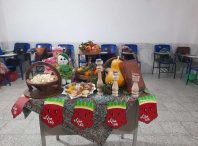برگزاری جشن یلدا توسط دانش آموزان ؛خانواده واولیا مدرسه